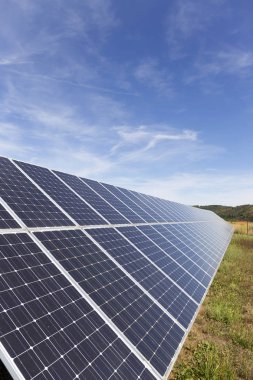 Yatay yaz aylarında Solar Power Station