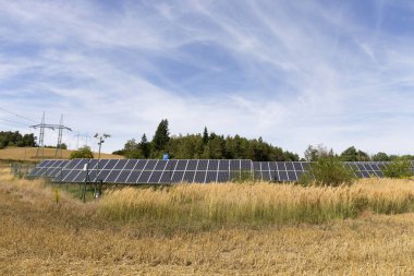 Yatay yaz aylarında Solar Power Station