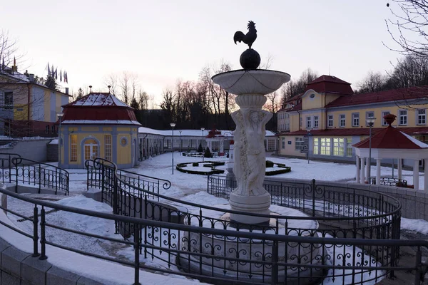 Snovy Nacht Spa Libverda Noord Bohemen Tsjechië — Stockfoto