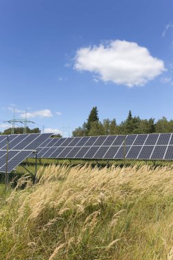 Yatay yaz aylarında Solar Power Station