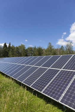 Yatay yaz aylarında Solar Power Station