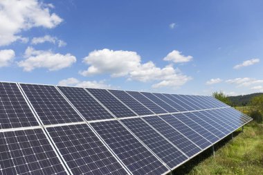 Yatay yaz aylarında Solar Power Station