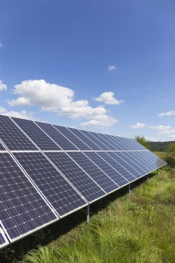 Yatay yaz aylarında Solar Power Station
