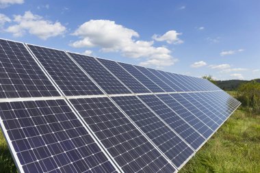 Yatay yaz aylarında Solar Power Station