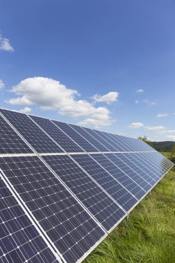 Yatay yaz aylarında Solar Power Station