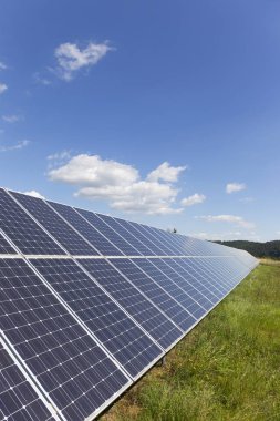Yatay yaz aylarında Solar Power Station