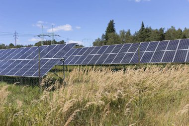 Yatay yaz aylarında Solar Power Station