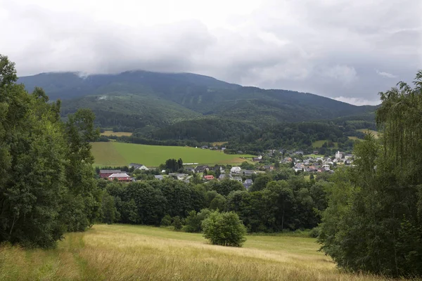 Paisagem Verão Montanha Jesenik República Checa — Fotografia de Stock