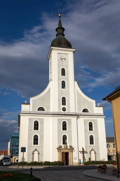 Pohled Městečko Javorník Rychlebské Hory Severní Morava Česká Republika — Stock fotografie