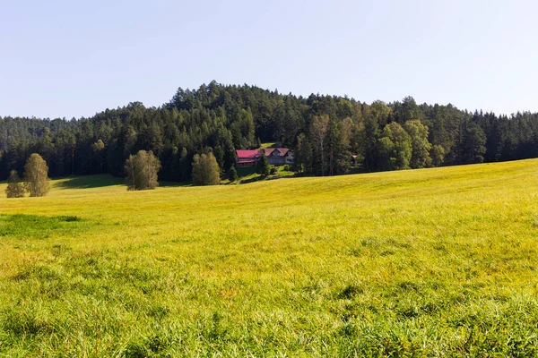 Late Summer Landscape Czech Switzerland Czech Republic — Stock Photo, Image