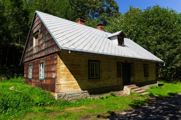 Paisagem Rural Nas Montanhas Rychlebske Morávia Norte República Checa — Fotografia de Stock