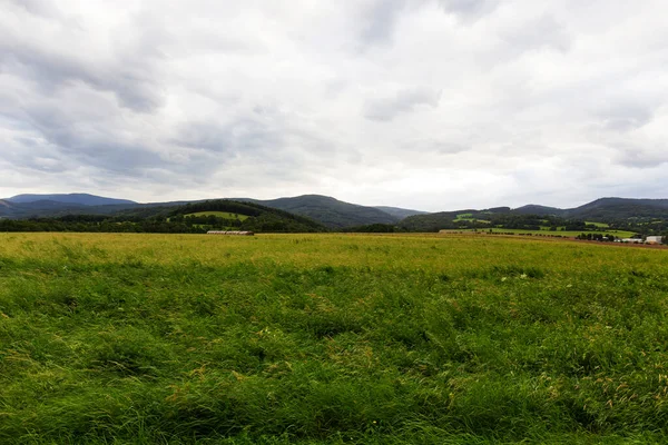 チェコ共和国 モラヴィア北部のリュクレブスケ山脈の田園風景 — ストック写真