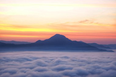 Chiang Khan Phu Tok Dağı, Loei, Tayland Turistik yerler.