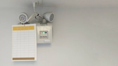 Kopya alanı ile bakım kontrol listesi rutin ile acil ışık.