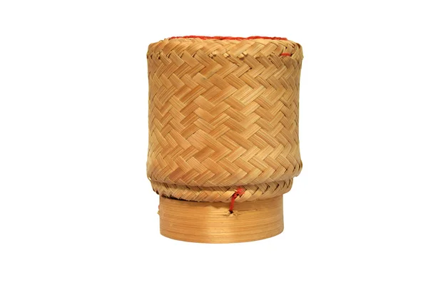 Lao Rice Basket Bamboo Basket Houat Thailand Name Kratip Glutinous Stock Photo