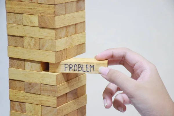 Take out the problem - Jenga Game of physical skill