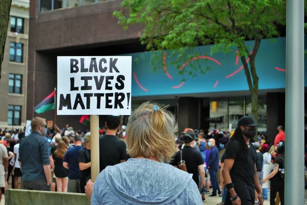 Dayton, Ohio, ABD 05 / 30 / 2020 Siyahi Yaşamı Protestocuları
