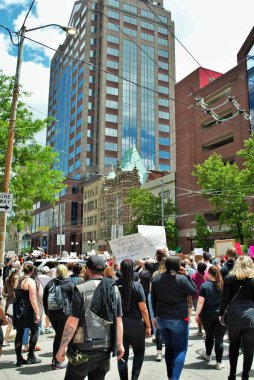 Dayton, Ohio, ABD 05 / 30 / 2020 Siyahi Yaşamı Protestocuları