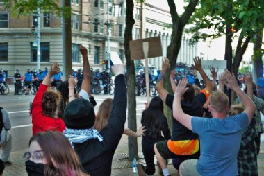 Dayton, Ohio, ABD 05 / 30 / 2020 Siyahi Yaşamı Protestocuları