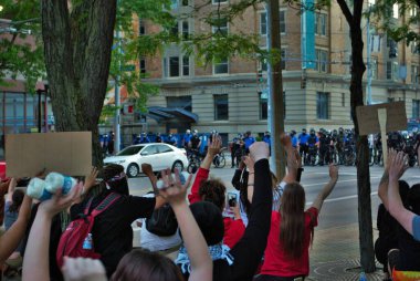 Dayton, Ohio, ABD 05 / 30 / 2020 Siyahi Yaşamı Protestocuları
