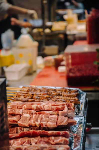Şişte et. Seul Sokak gıda festivali