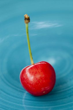 Tablo bigarreau Napolyon kiraz tam taze sağlıklı meyve