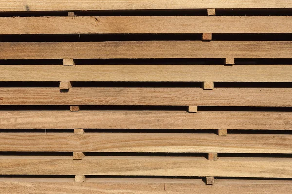 Madera Tropical Importada Etiqueta Del Fsc Edificio Ecológico — Foto de Stock