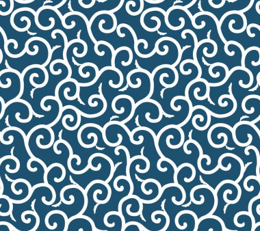 Japon Arabesk Dikişsiz Desen