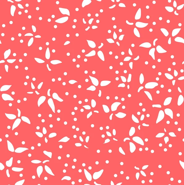 Japon Pembe Kiraz Çiçeği Çiçek Dikişsiz Desen — Stok Vektör