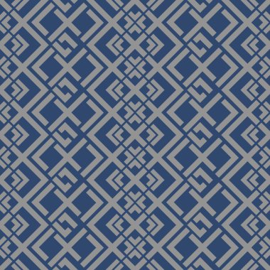 Japon mavigeometrik dikişsiz desen