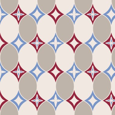 Japonca Soyut Çiçek Dikişsiz Desen