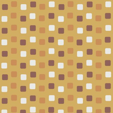 Japon Altın Rastgele Kare Dikişsiz Desen