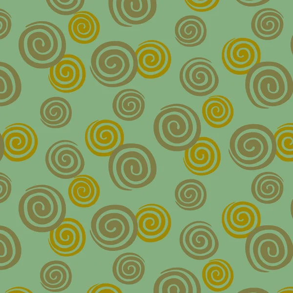 Japanisches Mintgrünes Spiralmuster — Stockvektor