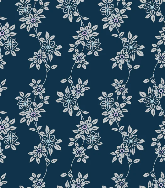 Japon Sarmaşık Çiçeği Dikişsiz Desen