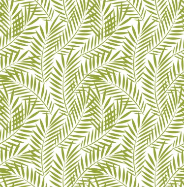 Palm Leaf Sanat Dikişsiz Desen