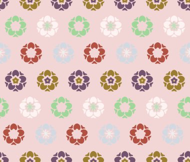 Japon Sevimli Tiny Blossom Sanat Dikişsiz Desen