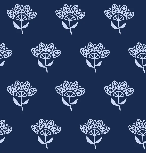 Japon Mısır Çiçek Sanat Dikişsiz Desen