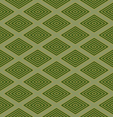 Japon Yeşil Altın Elmas Dikişsiz Desen