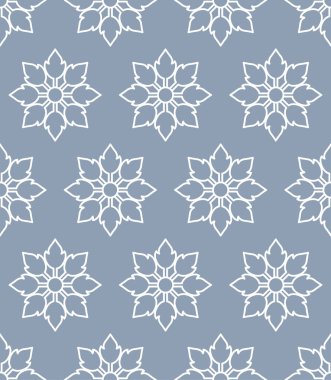 Tay Sekiz Yaprak Dikişsiz Desen