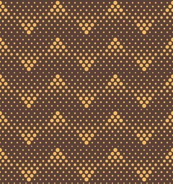 Japon Altın Gradyan Nokta Zikzak Dikişsiz Desen