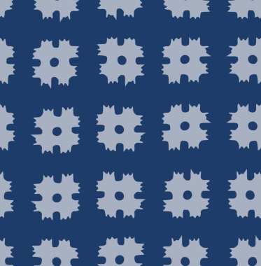 Japon Çiçek Çapraz Dikişsiz Desen