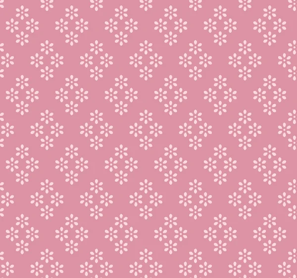 Японский Милый Розовый Цветок — стоковый вектор