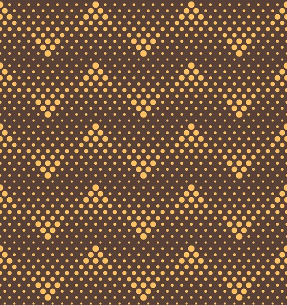Japanse Goud Gradiënt Dot Zigzag Naadloze Patroon — Stockvector