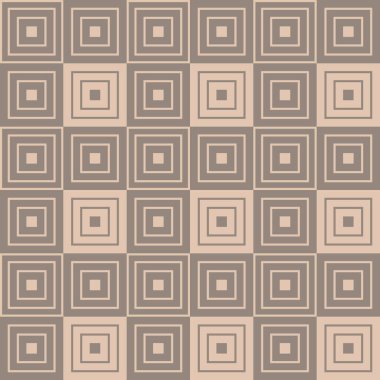 Japon Labirent Meydanı Vektörü Kusursuz Desen