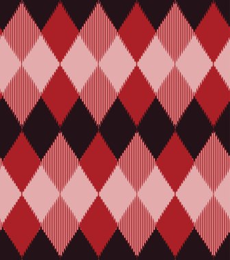 Japon Elmas Ekoseli Vektör Kusursuz Desen