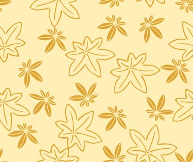 Japon Akçaağaç Yaprak Vektörü Kusursuz Desen