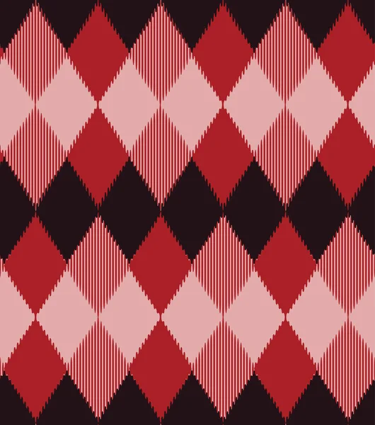 Japanische Diamond Plaid Vector Nahtlose Muster — Stockvektor