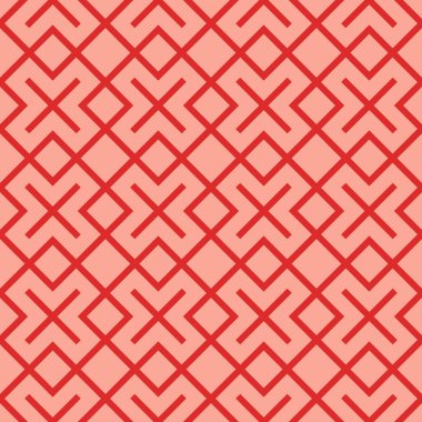 Japon Çapraz Kare Vektörü Kusursuz Desen