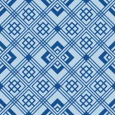 Japon Meydanı Elmas Vektörü Kusursuz Desen