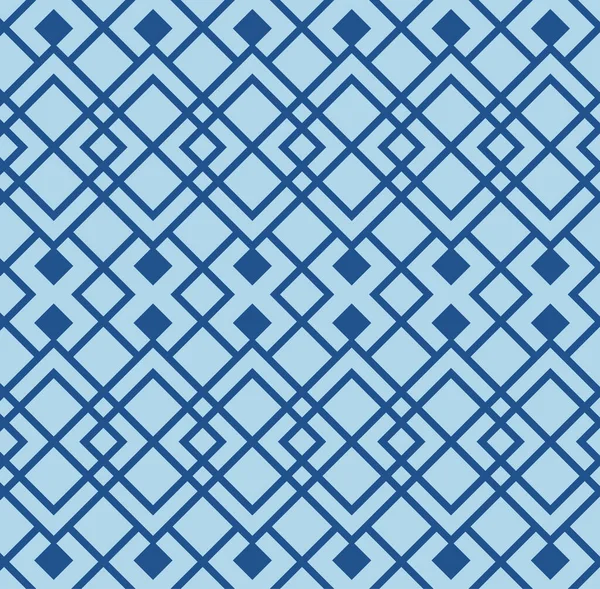 Японский Интерсект Square Diamond Vector Seamless Pattern — стоковый вектор